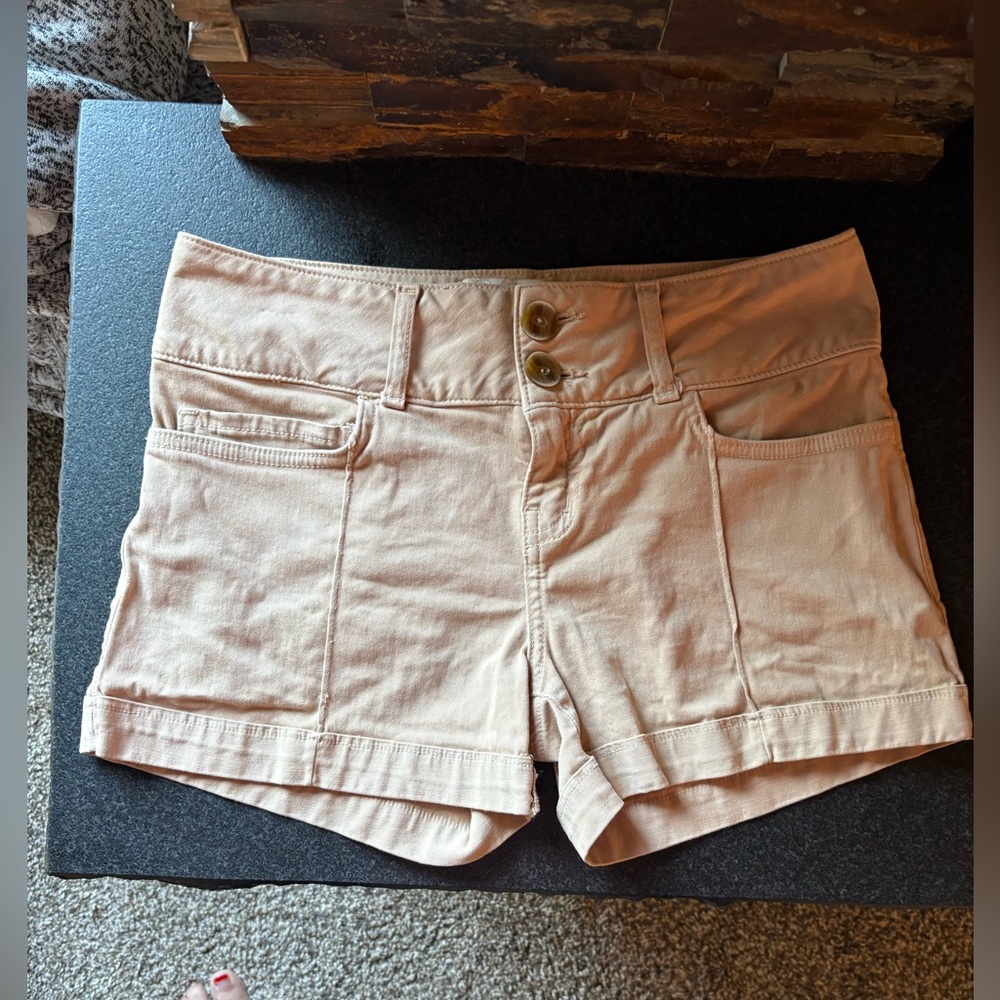 Bella Dahl Tan Shorts - Women’s 26 (2/4) - 100% Cotton